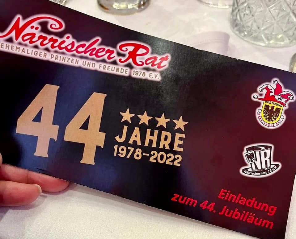 44 Jahre Jubiläum Närrischer Rat